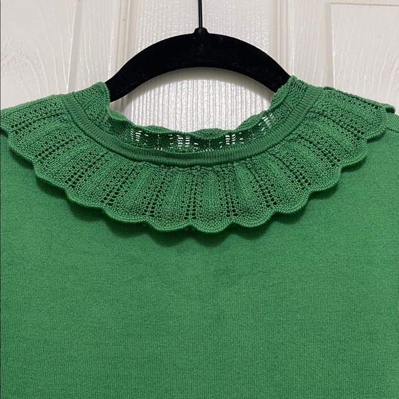 NWT Boden Melina Ruffle Knitted Dress in Paradise Green - Picture 13 of 13